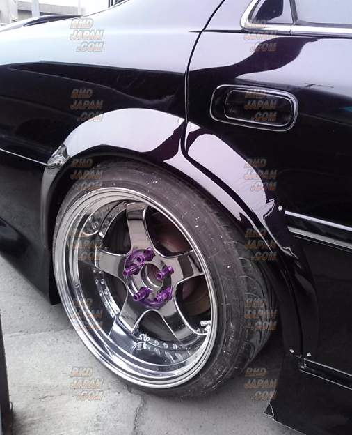N-Style Custom Over Fender Flares Rear Set Type 4 - JZX100 Cresta